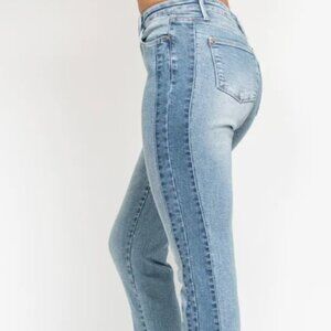 # JUDY BLUE SIDE PANEL SLIM FIT